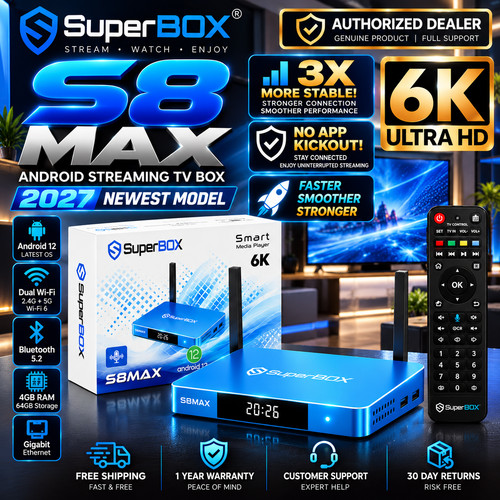 Superbox s8max with year - superbox,