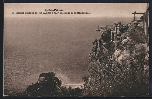 Cpa vistaéro côte - vistaéro, /côte-d´azur